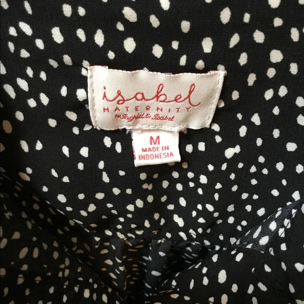 Size medium Isabel Maternity Top with Ties that tie in back - Picture 2 of 4